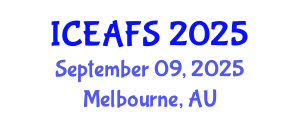 International Conference on Economic and Financial Sciences (ICEAFS) September 09, 2025 - Melbourne, Australia
