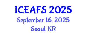 International Conference on Economic and Financial Sciences (ICEAFS) September 16, 2025 - Seoul, Republic of Korea