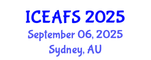 International Conference on Economic and Financial Sciences (ICEAFS) September 06, 2025 - Sydney, Australia