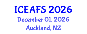 International Conference on Economic and Financial Sciences (ICEAFS) December 01, 2026 - Auckland, New Zealand International Conference on Economic and Financial Sciences (ICEAFS) December 01, 2026 - Auckland, New Zealand