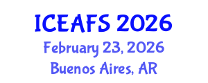 International Conference on Economic and Financial Sciences (ICEAFS) February 23, 2026 - Buenos Aires, Argentina International Conference on Economic and Financial Sciences (ICEAFS) February 23, 2026 - Buenos Aires, Argentina