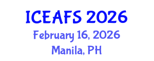 International Conference on Economic and Financial Sciences (ICEAFS) February 16, 2026 - Manila, Philippines International Conference on Economic and Financial Sciences (ICEAFS) February 16, 2026 - Manila, Philippines