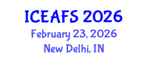International Conference on Economic and Financial Sciences (ICEAFS) February 23, 2026 - New Delhi, India International Conference on Economic and Financial Sciences (ICEAFS) February 23, 2026 - New Delhi, India