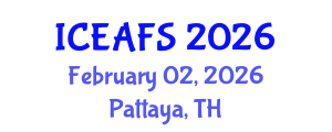 International Conference on Economic and Financial Sciences (ICEAFS) February 02, 2026 - Pattaya, Thailand International Conference on Economic and Financial Sciences (ICEAFS) February 02, 2026 - Pattaya, Thailand