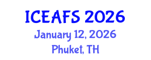 International Conference on Economic and Financial Sciences (ICEAFS) January 12, 2026 - Phuket, Thailand International Conference on Economic and Financial Sciences (ICEAFS) January 12, 2026 - Phuket, Thailand