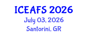 International Conference on Economic and Financial Sciences (ICEAFS) July 03, 2026 - Santorini, Greece International Conference on Economic and Financial Sciences (ICEAFS) July 03, 2026 - Santorini, Greece