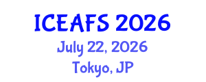 International Conference on Economic and Financial Sciences (ICEAFS) July 22, 2026 - Tokyo, Japan International Conference on Economic and Financial Sciences (ICEAFS) July 22, 2026 - Tokyo, Japan