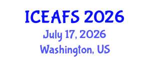 International Conference on Economic and Financial Sciences (ICEAFS) July 17, 2026 - Washington, United States International Conference on Economic and Financial Sciences (ICEAFS) July 17, 2026 - Washington, United States
