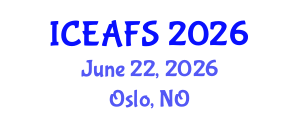 International Conference on Economic and Financial Sciences (ICEAFS) June 22, 2026 - Oslo, Norway International Conference on Economic and Financial Sciences (ICEAFS) June 22, 2026 - Oslo, Norway
