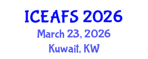 International Conference on Economic and Financial Sciences (ICEAFS) March 23, 2026 - Kuwait, Kuwait International Conference on Economic and Financial Sciences (ICEAFS) March 23, 2026 - Kuwait, Kuwait