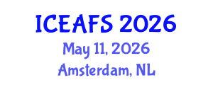 International Conference on Economic and Financial Sciences (ICEAFS) May 11, 2026 - Amsterdam, Netherlands International Conference on Economic and Financial Sciences (ICEAFS) May 11, 2026 - Amsterdam, Netherlands