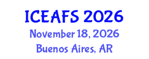 International Conference on Economic and Financial Sciences (ICEAFS) November 18, 2026 - Buenos Aires, Argentina International Conference on Economic and Financial Sciences (ICEAFS) November 18, 2026 - Buenos Aires, Argentina