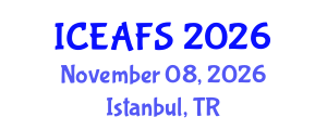 International Conference on Economic and Financial Sciences (ICEAFS) November 08, 2026 - Istanbul, Turkey International Conference on Economic and Financial Sciences (ICEAFS) November 08, 2026 - Istanbul, Turkey