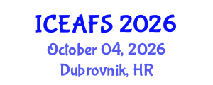 International Conference on Economic and Financial Sciences (ICEAFS) October 04, 2026 - Dubrovnik, Croatia International Conference on Economic and Financial Sciences (ICEAFS) October 04, 2026 - Dubrovnik, Croatia