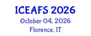 International Conference on Economic and Financial Sciences (ICEAFS) October 04, 2026 - Florence, Italy International Conference on Economic and Financial Sciences (ICEAFS) October 04, 2026 - Florence, Italy