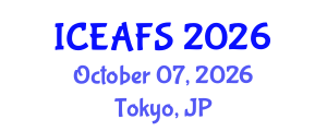 International Conference on Economic and Financial Sciences (ICEAFS) October 07, 2026 - Tokyo, Japan International Conference on Economic and Financial Sciences (ICEAFS) October 07, 2026 - Tokyo, Japan