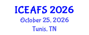 International Conference on Economic and Financial Sciences (ICEAFS) October 25, 2026 - Tunis, Tunisia International Conference on Economic and Financial Sciences (ICEAFS) October 25, 2026 - Tunis, Tunisia