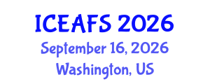 International Conference on Economic and Financial Sciences (ICEAFS) September 16, 2026 - Washington, United States International Conference on Economic and Financial Sciences (ICEAFS) September 16, 2026 - Washington, United States