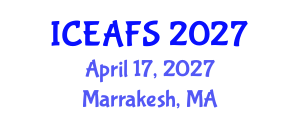 International Conference on Economic and Financial Sciences (ICEAFS) April 17, 2027 - Marrakesh, Morocco International Conference on Economic and Financial Sciences (ICEAFS) April 17, 2027 - Marrakesh, Morocco