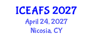 International Conference on Economic and Financial Sciences (ICEAFS) April 24, 2027 - Nicosia, Cyprus International Conference on Economic and Financial Sciences (ICEAFS) April 24, 2027 - Nicosia, Cyprus