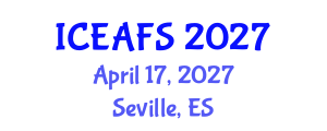 International Conference on Economic and Financial Sciences (ICEAFS) April 17, 2027 - Seville, Spain International Conference on Economic and Financial Sciences (ICEAFS) April 17, 2027 - Seville, Spain