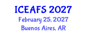 International Conference on Economic and Financial Sciences (ICEAFS) February 25, 2027 - Buenos Aires, Argentina International Conference on Economic and Financial Sciences (ICEAFS) February 25, 2027 - Buenos Aires, Argentina