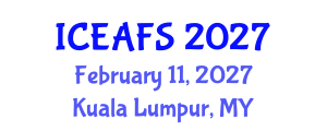 International Conference on Economic and Financial Sciences (ICEAFS) February 11, 2027 - Kuala Lumpur, Malaysia International Conference on Economic and Financial Sciences (ICEAFS) February 11, 2027 - Kuala Lumpur, Malaysia