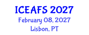 International Conference on Economic and Financial Sciences (ICEAFS) February 08, 2027 - Lisbon, Portugal International Conference on Economic and Financial Sciences (ICEAFS) February 08, 2027 - Lisbon, Portugal