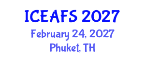 International Conference on Economic and Financial Sciences (ICEAFS) February 24, 2027 - Phuket, Thailand International Conference on Economic and Financial Sciences (ICEAFS) February 24, 2027 - Phuket, Thailand