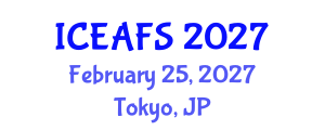 International Conference on Economic and Financial Sciences (ICEAFS) February 25, 2027 - Tokyo, Japan International Conference on Economic and Financial Sciences (ICEAFS) February 25, 2027 - Tokyo, Japan