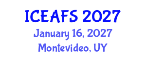 International Conference on Economic and Financial Sciences (ICEAFS) January 16, 2027 - Montevideo, Uruguay International Conference on Economic and Financial Sciences (ICEAFS) January 16, 2027 - Montevideo, Uruguay