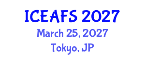 International Conference on Economic and Financial Sciences (ICEAFS) March 25, 2027 - Tokyo, Japan International Conference on Economic and Financial Sciences (ICEAFS) March 25, 2027 - Tokyo, Japan