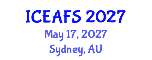 International Conference on Economic and Financial Sciences (ICEAFS) May 17, 2027 - Sydney, Australia International Conference on Economic and Financial Sciences (ICEAFS) May 17, 2027 - Sydney, Australia