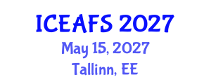 International Conference on Economic and Financial Sciences (ICEAFS) May 15, 2027 - Tallinn, Estonia International Conference on Economic and Financial Sciences (ICEAFS) May 15, 2027 - Tallinn, Estonia