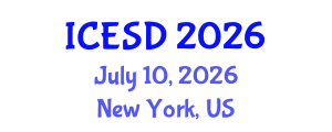 International Conference on Economic and Social Development (ICESD) July 10, 2026 - New York, United States International Conference on Economic and Social Development (ICESD) July 10, 2026 - New York, United States
