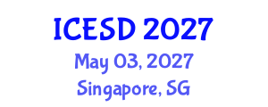 International Conference on Economic and Social Development (ICESD) May 03, 2027 - Singapore, Singapore International Conference on Economic and Social Development (ICESD) May 03, 2027 - Singapore, Singapore