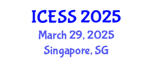 International Conference on Economic and Social Studies (ICESS) March 29, 2025 - Singapore, Singapore