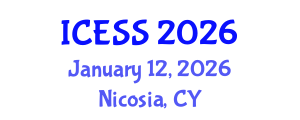 International Conference on Economic and Social Studies (ICESS) January 12, 2026 - Nicosia, Cyprus International Conference on Economic and Social Studies (ICESS) January 12, 2026 - Nicosia, Cyprus