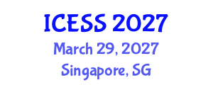 International Conference on Economic and Social Studies (ICESS) March 29, 2027 - Singapore, Singapore International Conference on Economic and Social Studies (ICESS) March 29, 2027 - Singapore, Singapore