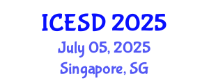 International Conference on Economic and Sustainable Development (ICESD) July 05, 2025 - Singapore, Singapore