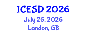 International Conference on Economic and Sustainable Development (ICESD) July 26, 2026 - London, United Kingdom