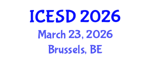 International Conference on Economic and Sustainable Development (ICESD) March 23, 2026 - Brussels, Belgium International Conference on Economic and Sustainable Development (ICESD) March 23, 2026 - Brussels, Belgium