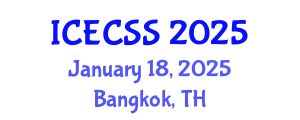 International Conference on Economic, Cultural and Social Studies (ICECSS) January 18, 2025 - Bangkok, Thailand