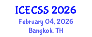 International Conference on Economic, Cultural and Social Studies (ICECSS) February 04, 2026 - Bangkok, Thailand