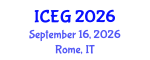 International Conference on Economic Geography (ICEG) September 16, 2026 - Rome, Italy