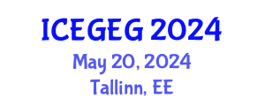 International Conference on Economic Geology and Environmental Geosciences (ICEGEG) May 20, 2024 - Tallinn, Estonia