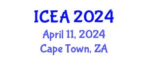 International Conference on Economics and Accounting (ICEA) April 11, 2024 - Cape Town, South Africa