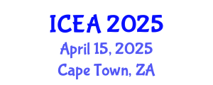 International Conference on Economics and Accounting (ICEA) April 15, 2025 - Cape Town, South Africa