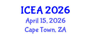 International Conference on Economics and Accounting (ICEA) April 15, 2026 - Cape Town, South Africa