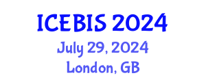 International Conference on Economics and Business Information Sciences (ICEBIS) July 29, 2024 - London, United Kingdom